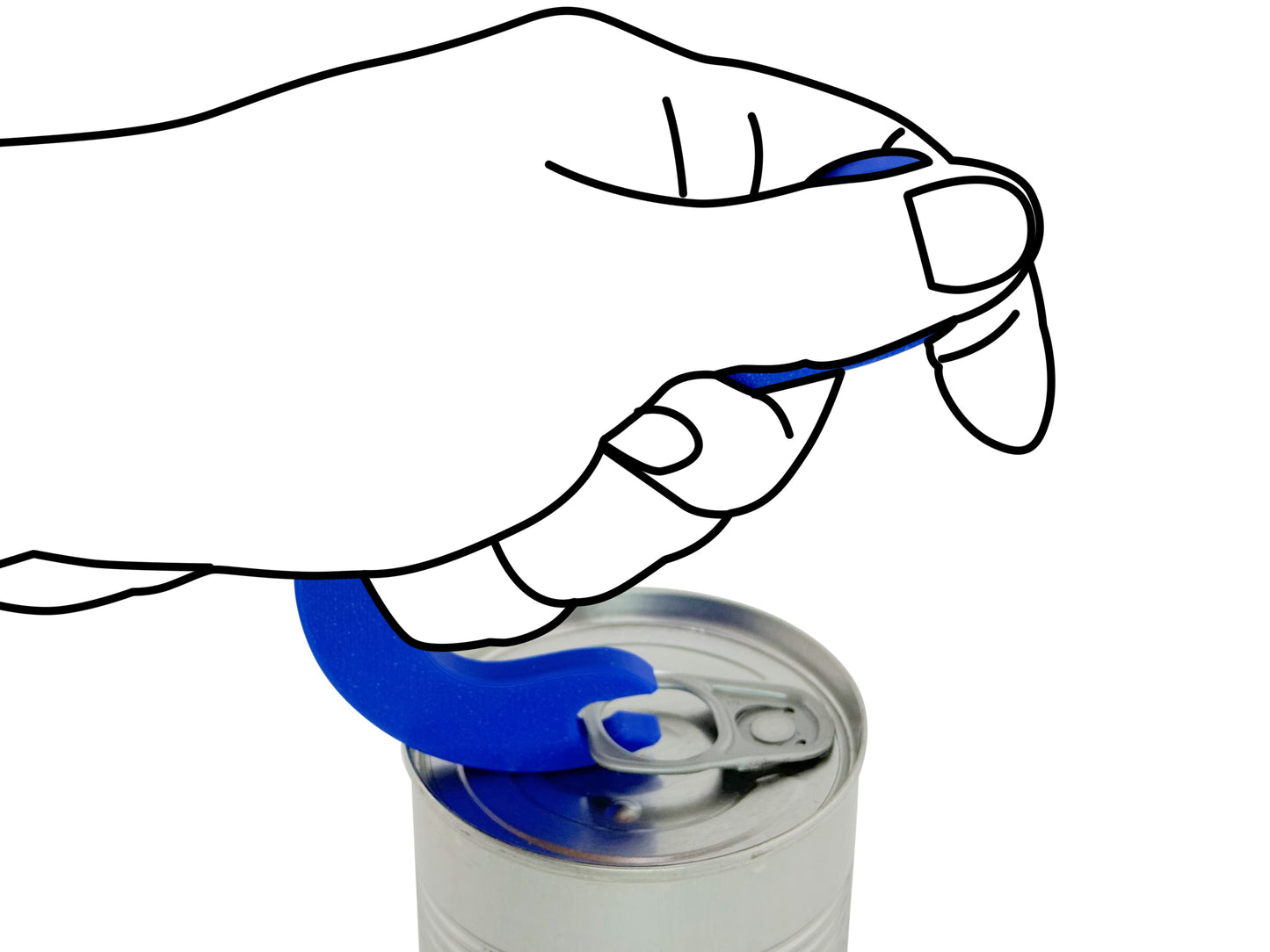 Personal Can Opener | Can Ring Tab Puller [2 Pack]