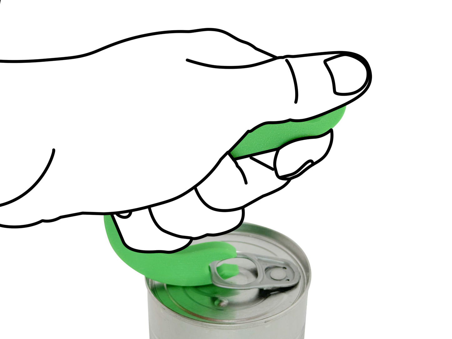Personal Can Opener | Can Ring Tab Puller [2 Pack]