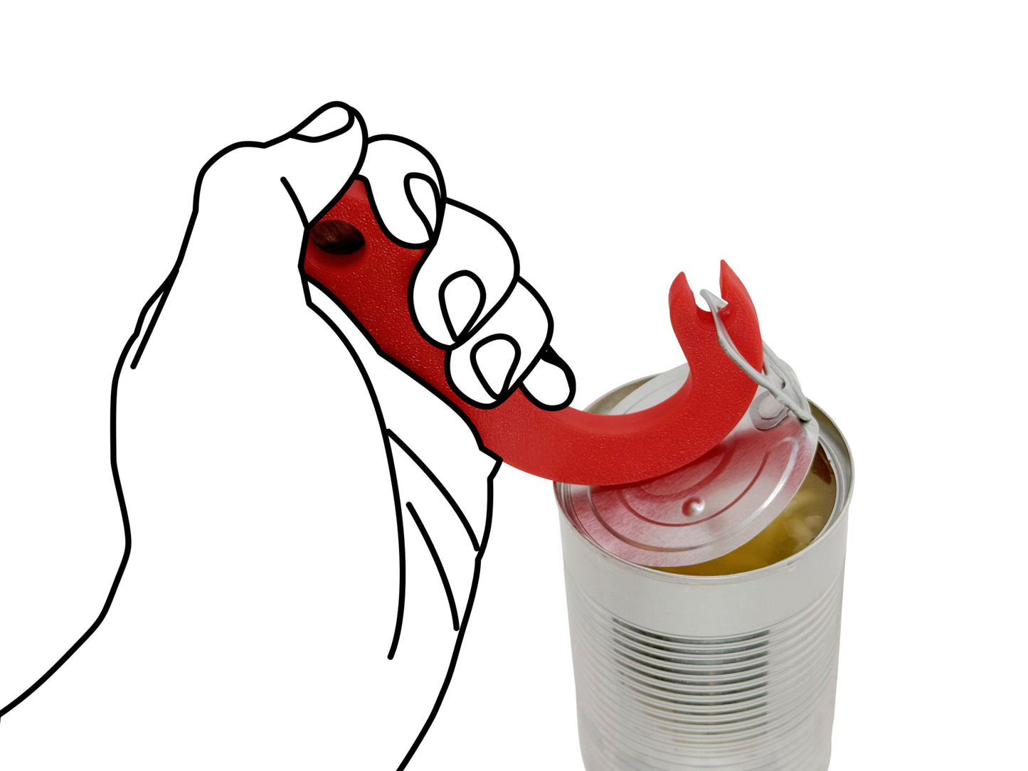 Personal Can Opener | Can Ring Tab Puller [2 Pack]