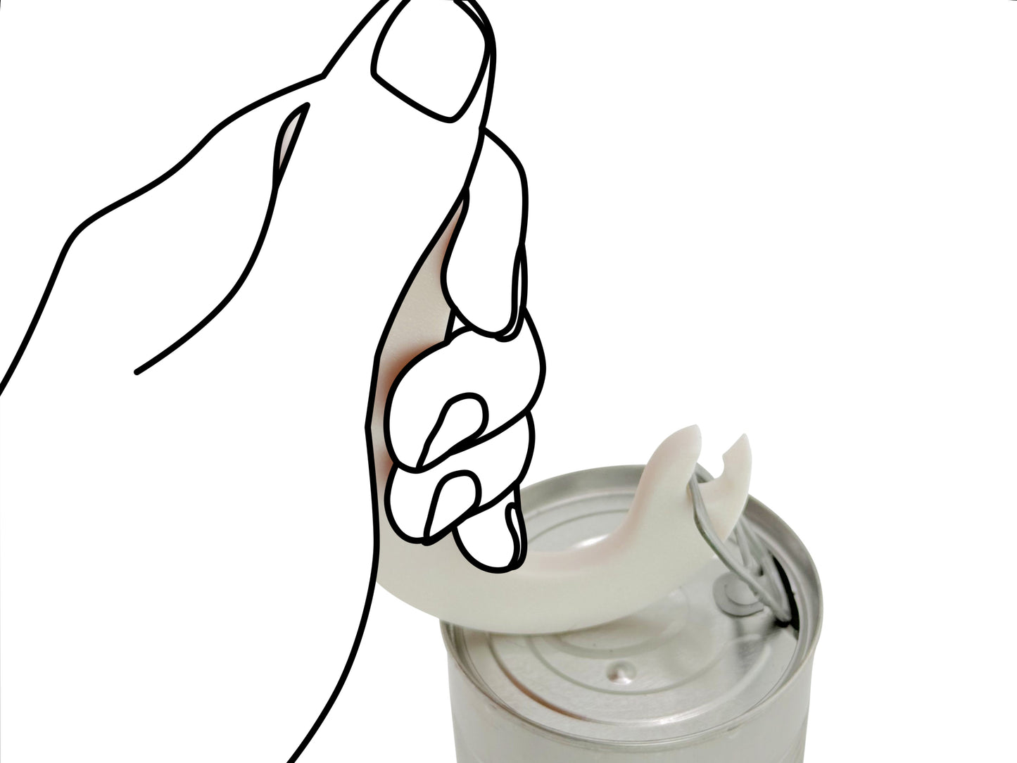Personal Can Opener | Can Ring Tab Puller [2 Pack]