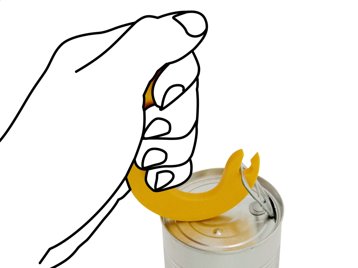 Personal Can Opener | Can Ring Tab Puller [2 Pack]